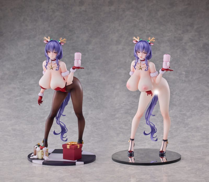 VORBESTELLUNG+ GESCHLOSSEN 03/2026 Original Character PVC Statue 1/6 Succubus Homestay Shiori Sakuma Weihnachtskostüm Special Ver. Bonus Limited Edition 27 cm (18+) (VORBESTELLUNG NICHT STORNIERBAR)
