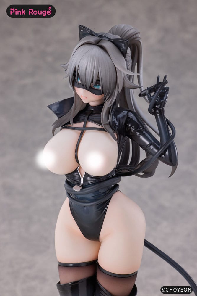 VORBESTELLUNG+ 08/2026 (NICHT STORNIERBAR) Original Character PVC 1/6 Cat Woman Happy-chan DX Ver. Andere Farbe 27 cm (18+)