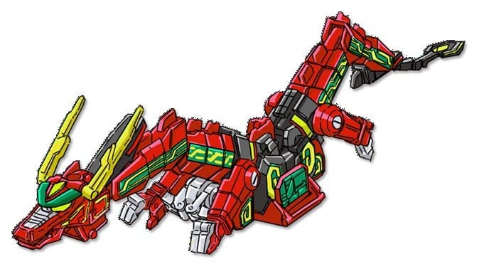 🧪 LAB | SU ORDINAZIONE Mighty Morphin Power Rangers Thunderzord Action Figure Red Dragon