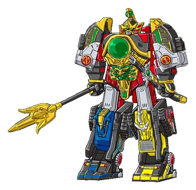 🧪 LAB | SU ORDINAZIONE Mighty Morphin Power Rangers Thunder Megazord with Mega Power Sword Action Figure 28 cm