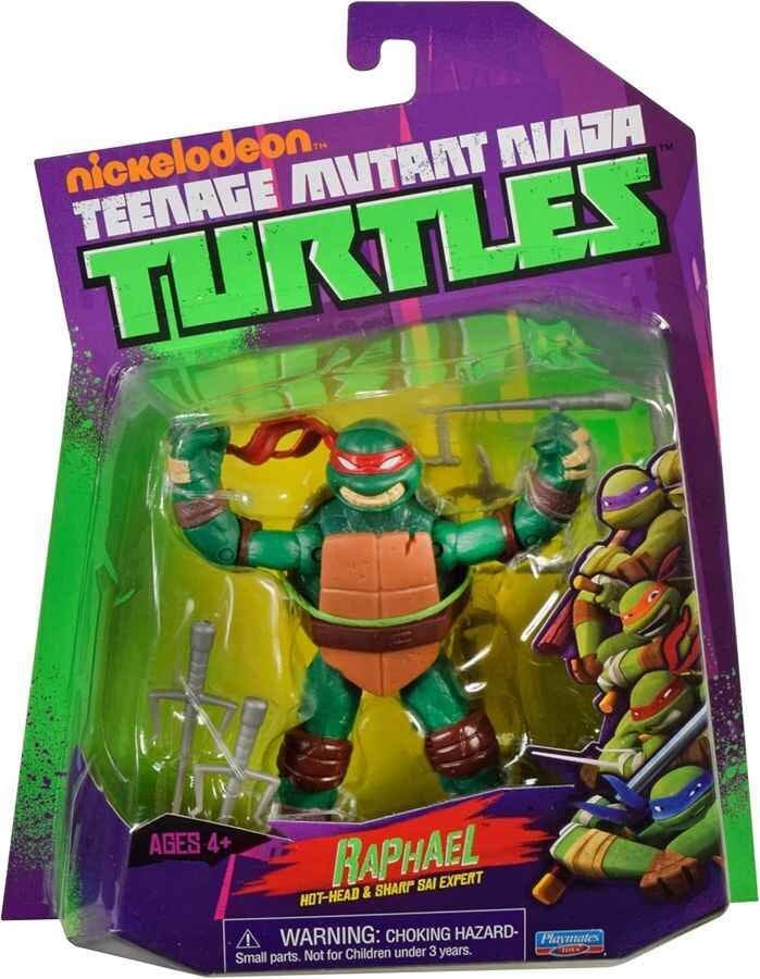 🧪 LAB | SU ORDINAZIONE Teenage Mutant Ninja Turtles World of TMNT Action Figure Raphael 11 cm