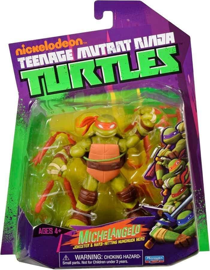 🧪 LAB | SU ORDINAZIONE Teenage Mutant Ninja Turtles World of TMNT Action Figure Michelangelo 11 cm