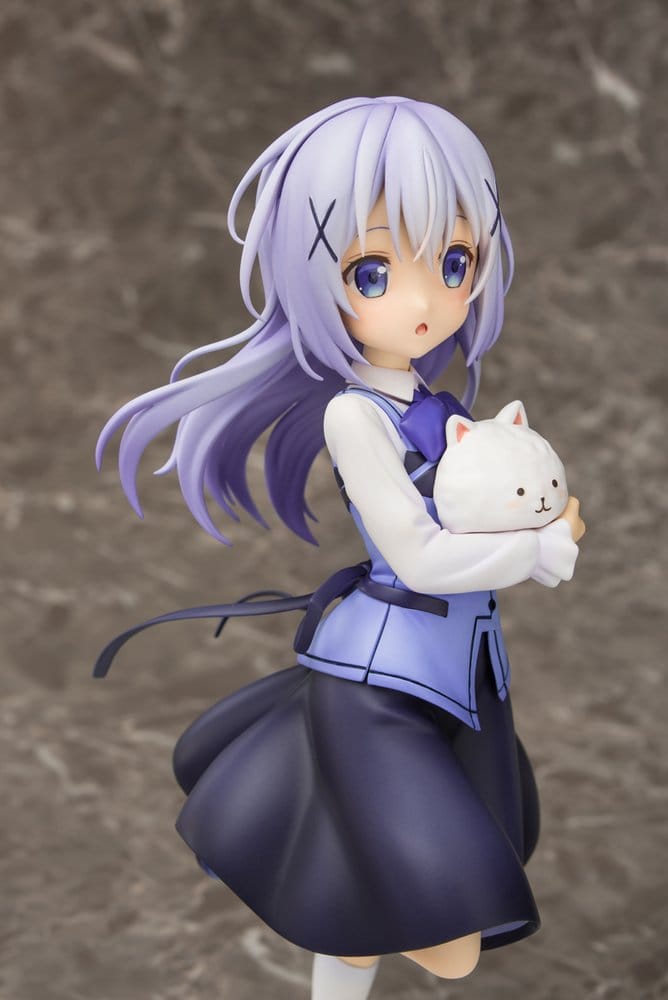 PREORDINE+ 10/2026 Is the Order a Rabbit?? PVC Figure 1/7 Chino (Cafe Style) 21 cm