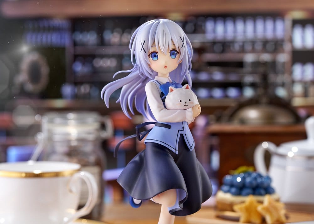 PREORDINE+ 10/2026 Is the Order a Rabbit?? PVC Figure 1/7 Chino (Cafe Style) 21 cm