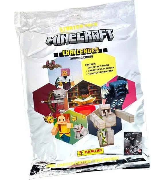 SU ORDINAZIONE Minecraft - Challenges Trading Cards Starter Pack *German Version* *PREZZO SPECIALE*
