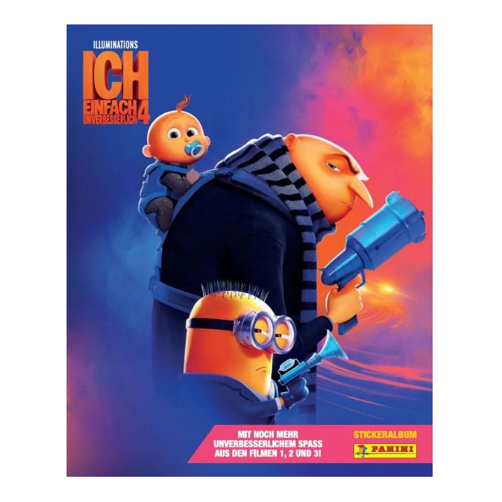 SU ORDINAZIONE Despicable Me 4 Sticker Collection Album *German Version* *PREZZO SPECIALE* ESAURITO