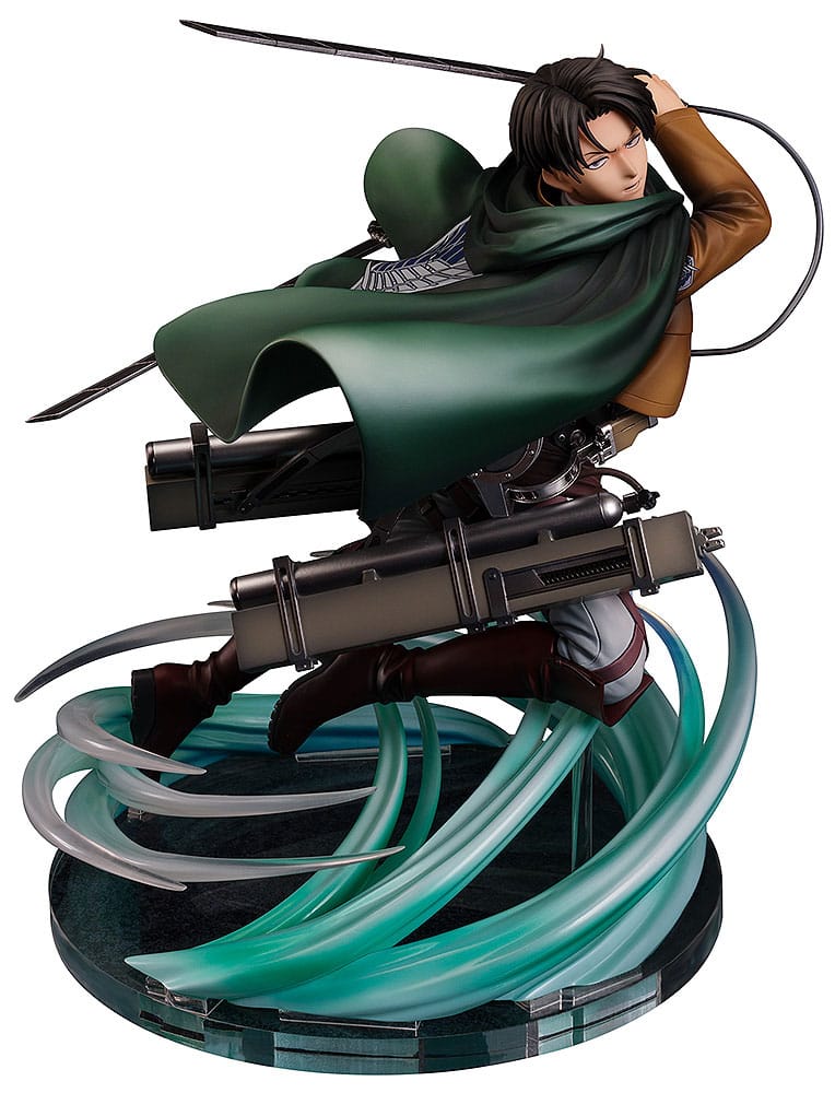 PREORDINE+ CHIUSO 02/2025 Attack on Titan PVC Statue 1/6 Humanity's Strongest Soldier Levi 23 cm (PREORDINE NON CANCELLABILE)