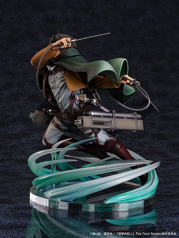 PREORDINE+ CHIUSO 02/2025 Attack on Titan PVC Statue 1/6 Humanity's Strongest Soldier Levi 23 cm (PREORDINE NON CANCELLABILE)