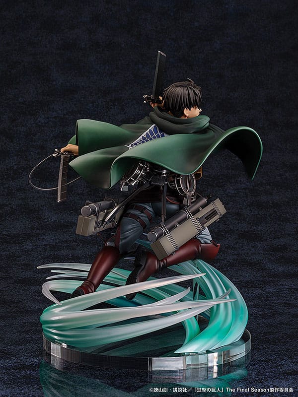 PREORDINE+ CHIUSO 02/2025 Attack on Titan PVC Statue 1/6 Humanity's Strongest Soldier Levi 23 cm (PREORDINE NON CANCELLABILE)
