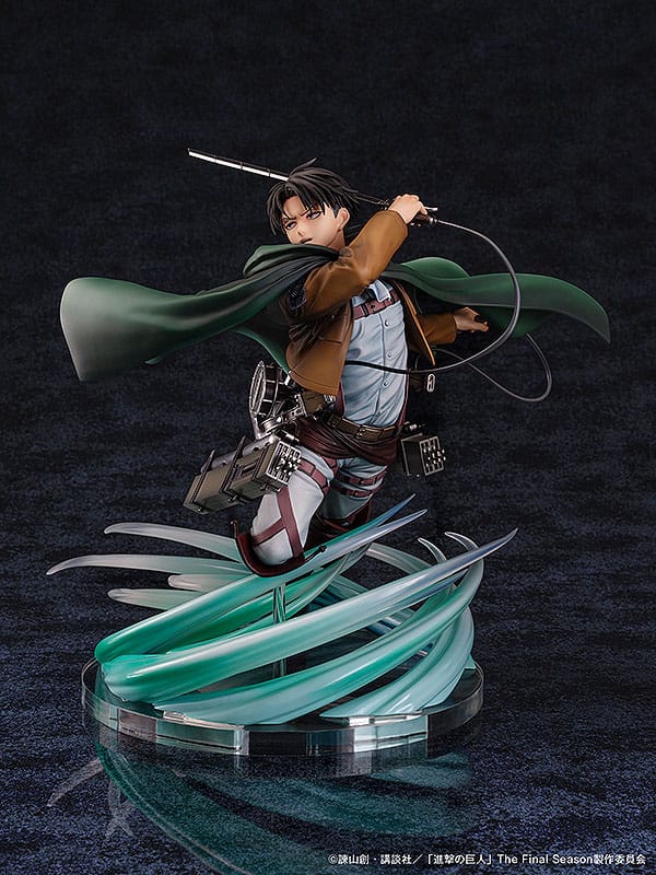 PREORDINE+ CHIUSO 02/2025 Attack on Titan PVC Statue 1/6 Humanity's Strongest Soldier Levi 23 cm (PREORDINE NON CANCELLABILE)