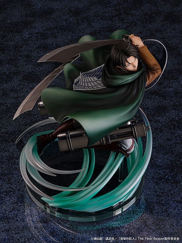 PREORDINE+ CHIUSO 02/2025 Attack on Titan PVC Statue 1/6 Humanity's Strongest Soldier Levi 23 cm (PREORDINE NON CANCELLABILE)
