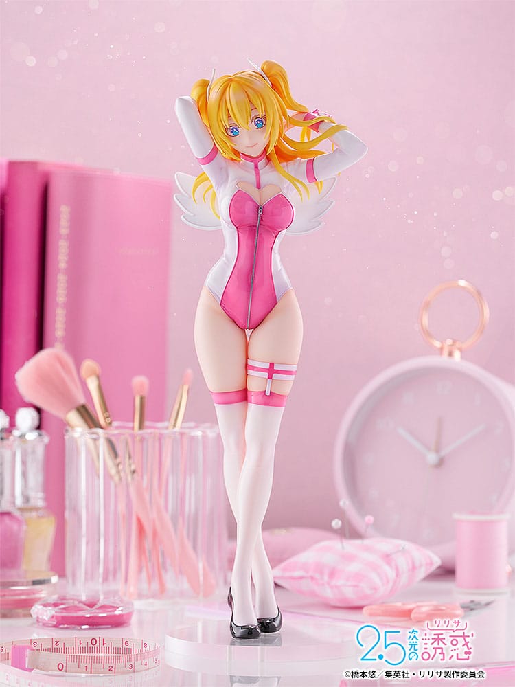 PREORDINE 12/2025 2.5 Dimensional Seduction Statue 1/7 Liliel Angel School spin-off Training Suit/Ririsa 25 cm (PREORDINE NON CANCELLABILE)