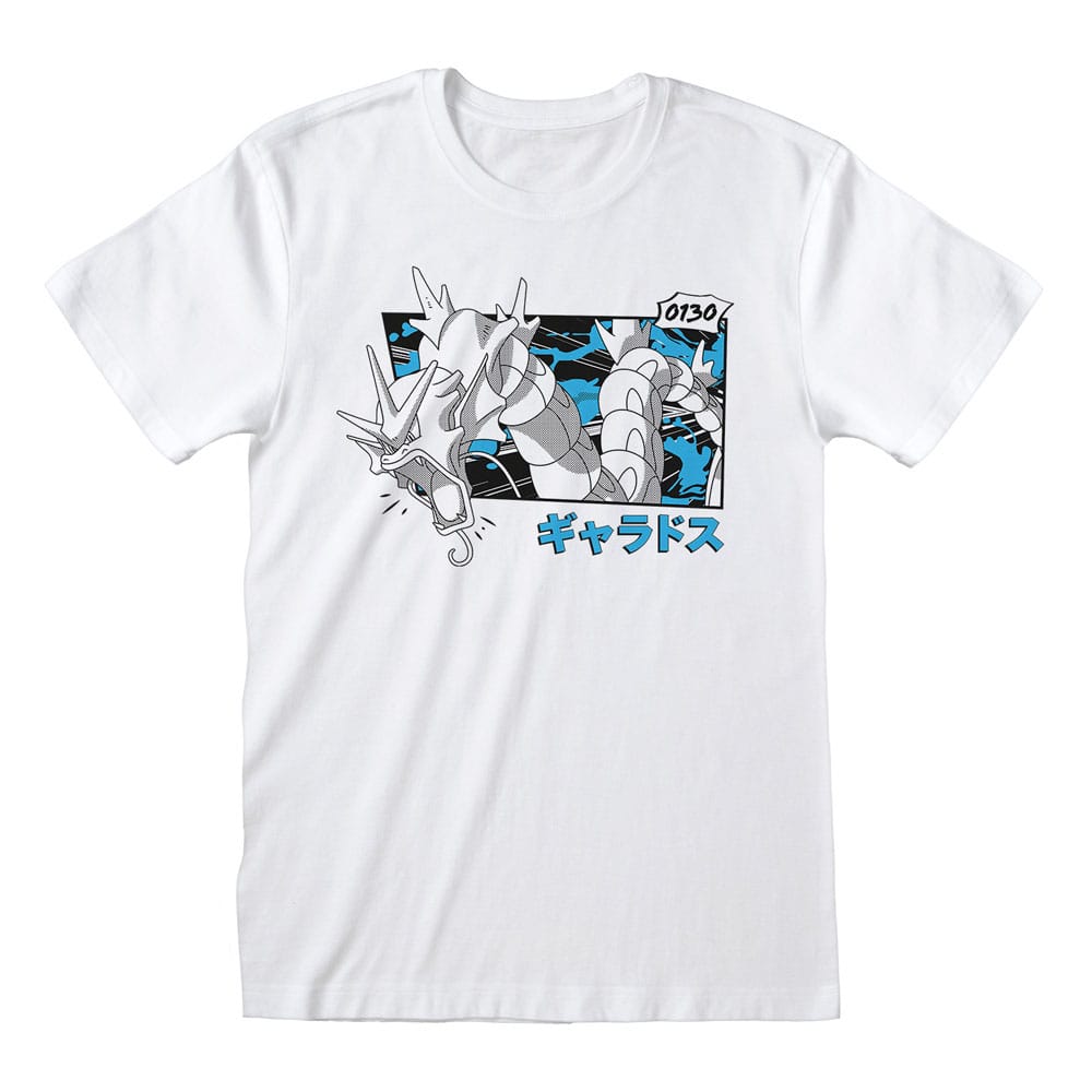 Pokémon-T-Shirt auf Bestellung, Garados-Katakana, Größe M