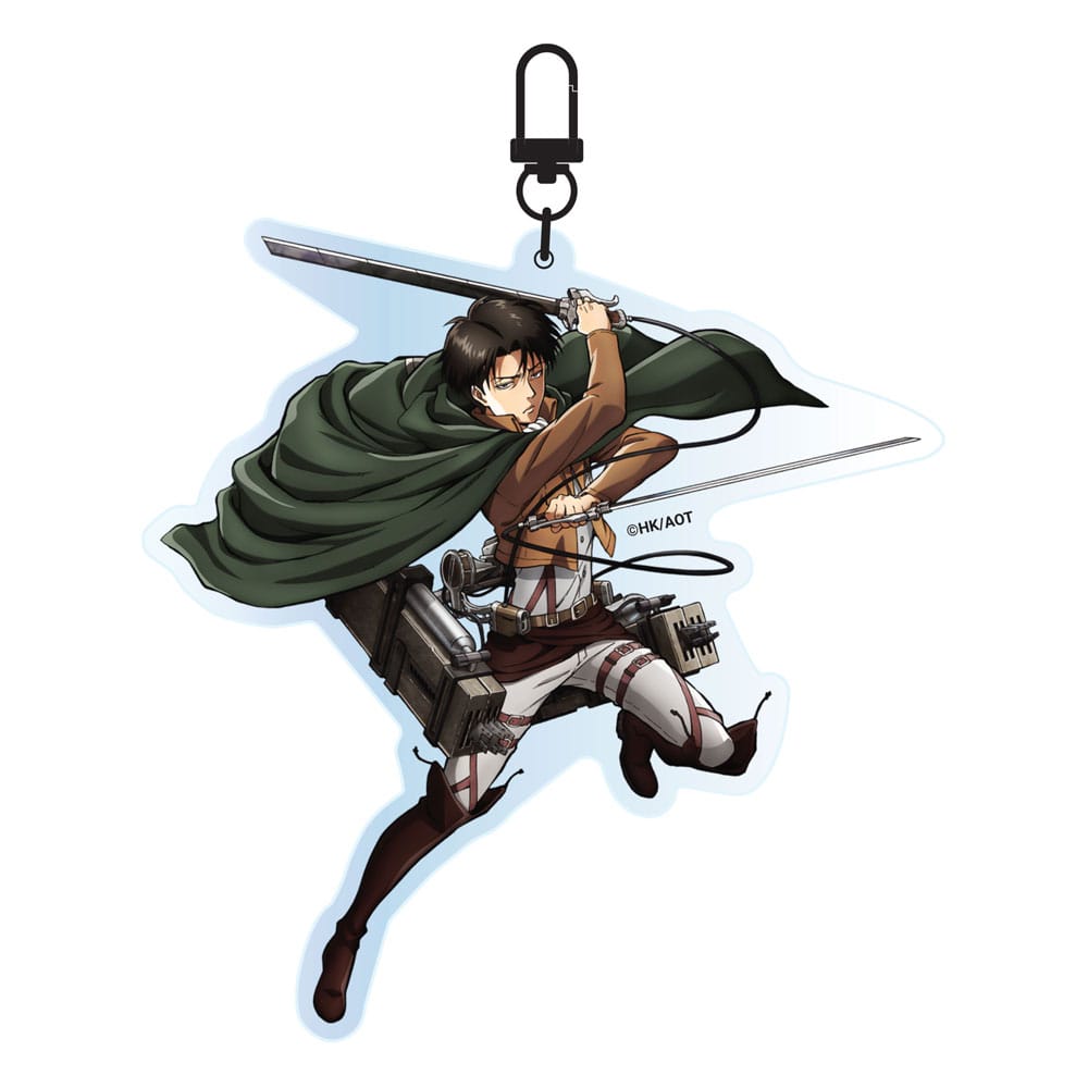 MADE TO ORDER Attack on Titan Acrylic Keychain Levi