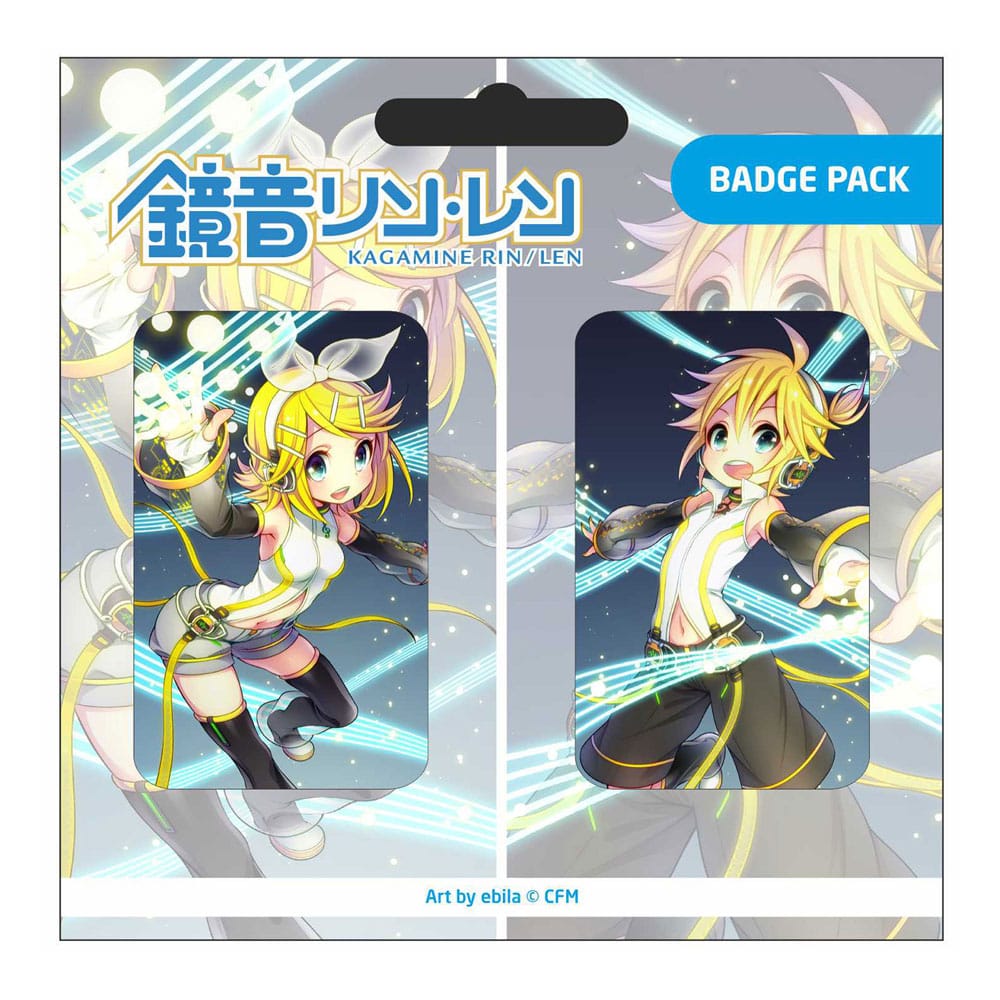 MADE TO ORDER Hatsune Miku Pin Badges 2-Pack Set C