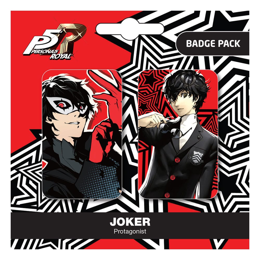 SU ORDINAZIONE Persona 5 Royal Pin Badges 2-Pack Set A