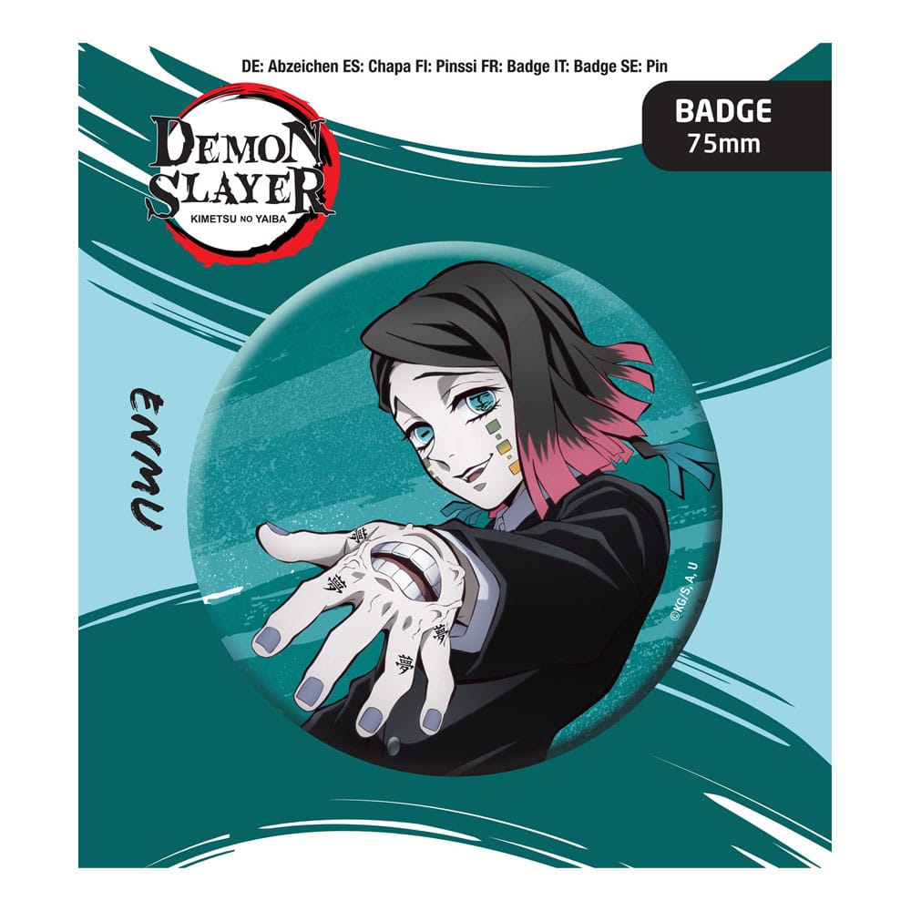 SU ORDINAZIONE Demon Slayer: Kimetsu no Yaiba Pin Badge Enmu *PREZZO SPECIALE*