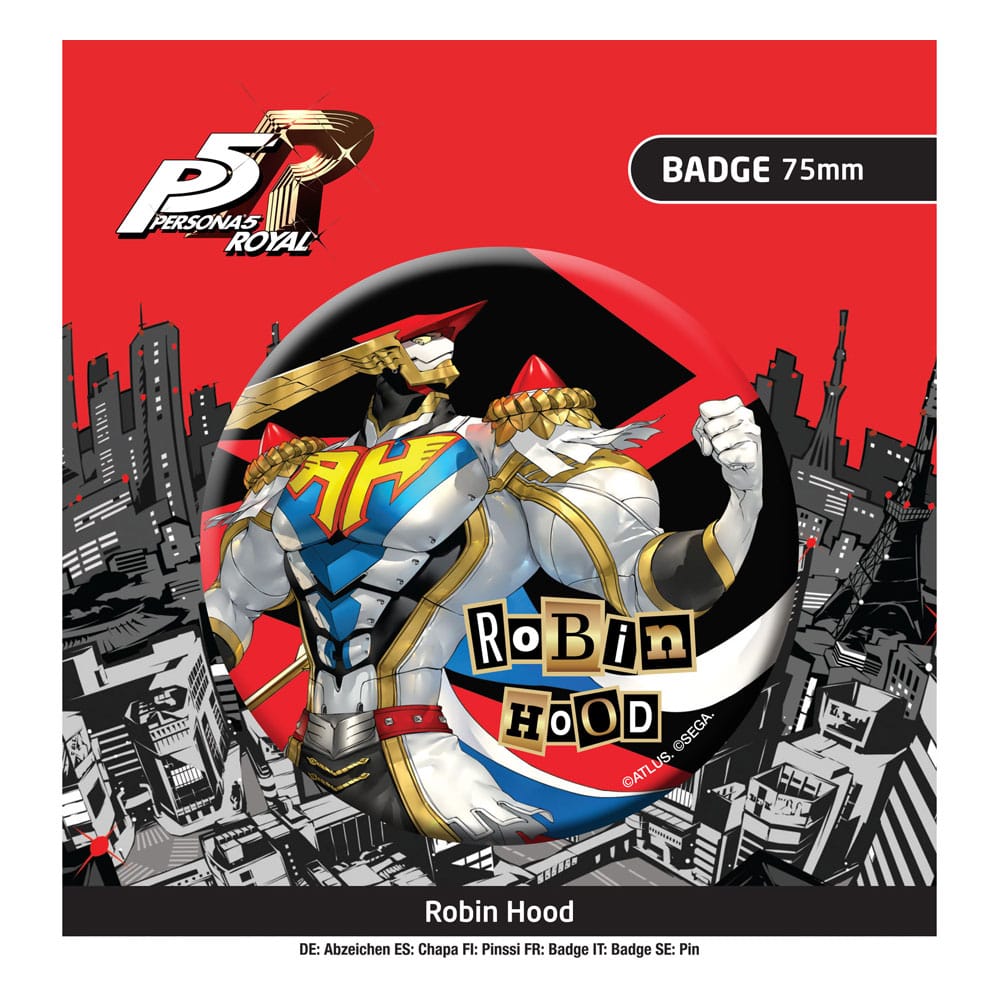 SU ORDINAZIONE Persona 5 Royal Pin Badge Robin Hood