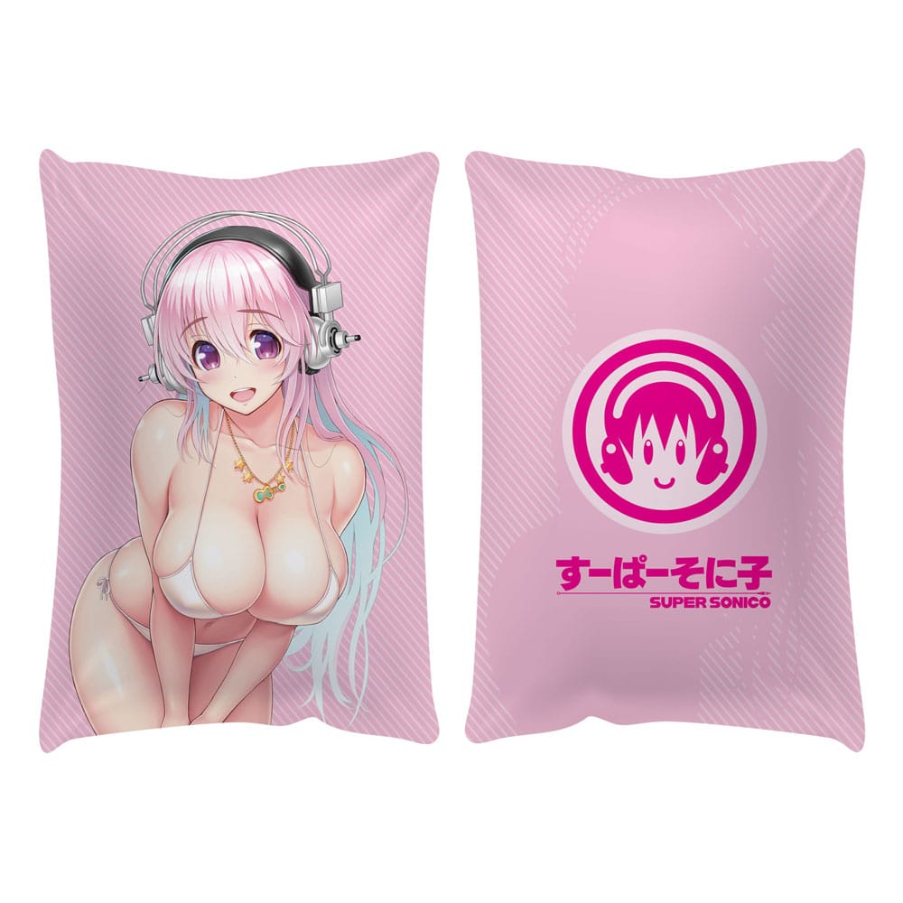 SU ORDINAZIONE Super Sonico Pillow Super Sonico Swimsuit Version 50 x 35 cm