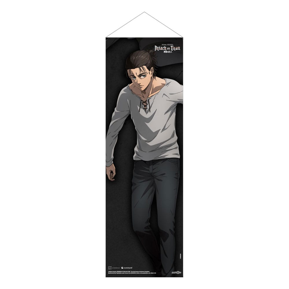 SU ORDINAZIONE Attack on Titan Slim Wallscroll Eren Jaeger 30 x 90 cm *PREZZO SPECIALE* ESAURITO