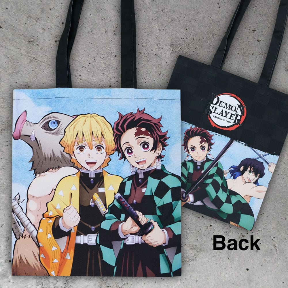 MADE TO ORDER Demon Slayer: Kimetsu no Yaiba Tote Bag Inosuke, Zenitsu, Tanjiro