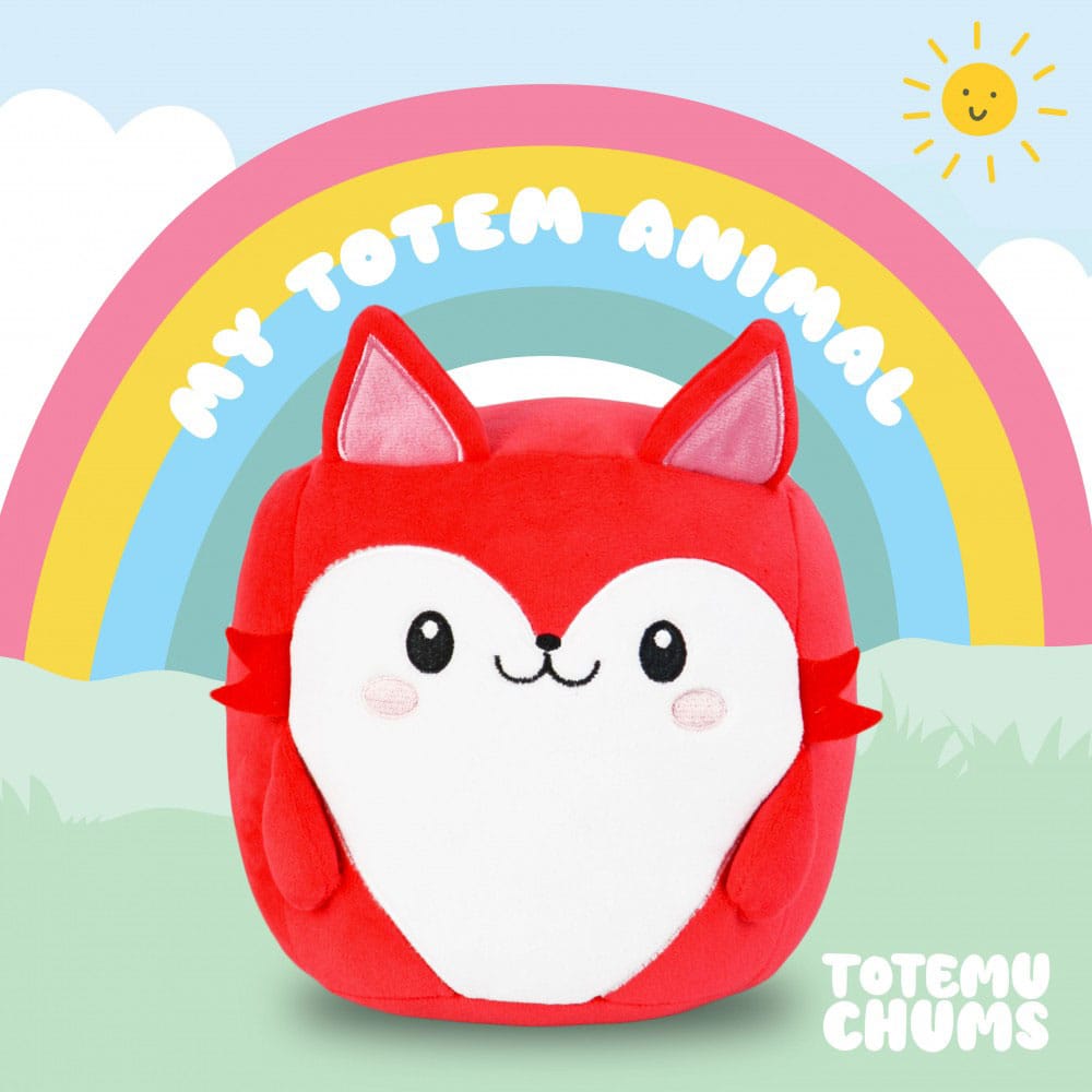 SU ORDINAZIONE Totemu Chums Cute ´n´ Kawaii Plush Figure Fox 19 cm