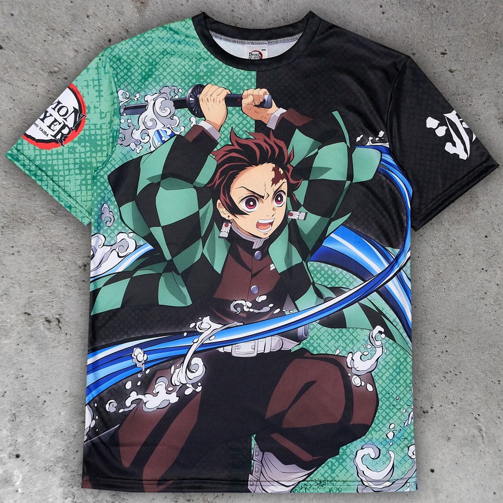SU ORDINAZIONE Demon Slayer: Kimetsu no Yaiba T-Shirt Tanjiro Kamado Size XL *PREZZO SPECIALE*