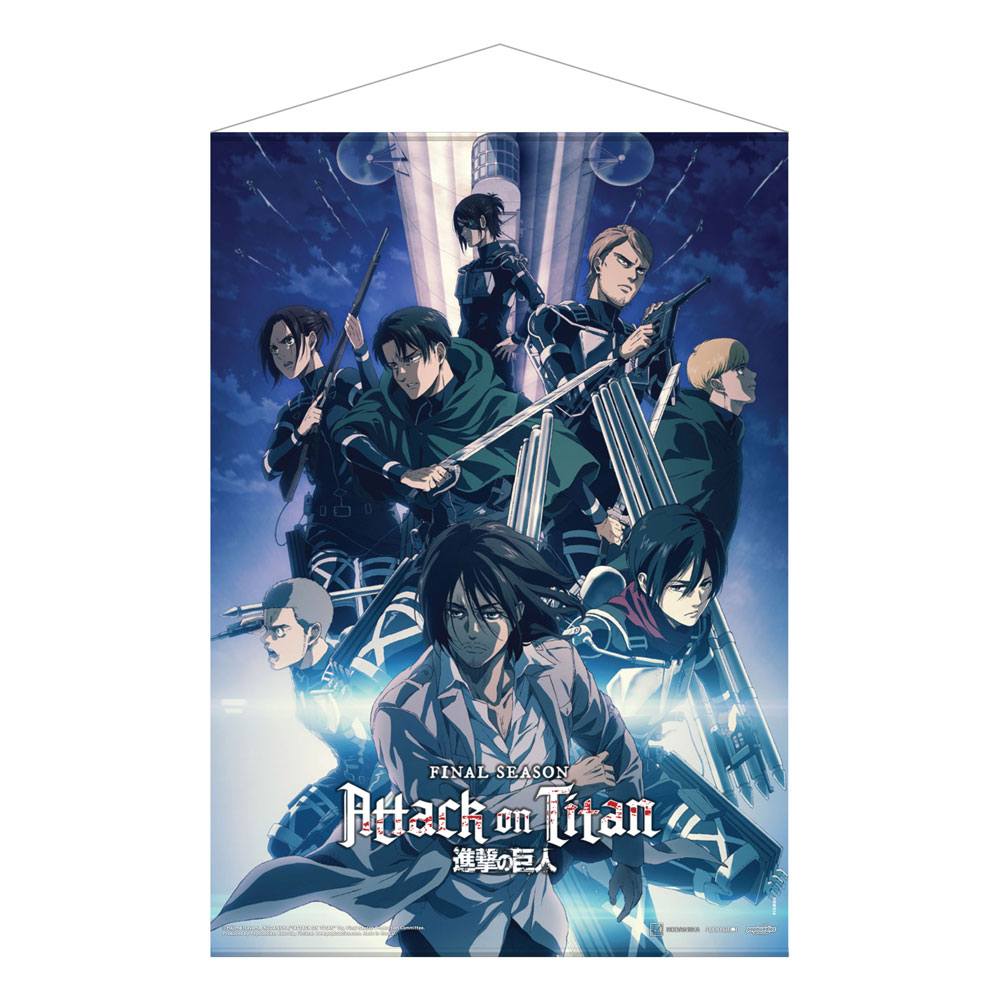 SU ORDINAZIONE Attack on Titan: The Final Season Wallscroll Part 1 Key Visual 2 50 x 70 cm ESAURITO