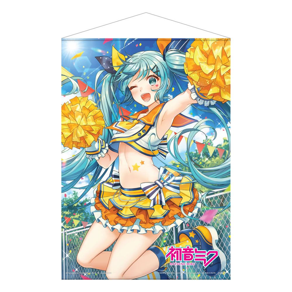 AUF BESTELLUNG Hatsune Miku Wallscroll Cheerleader (Sommer) 50 x 70 cm