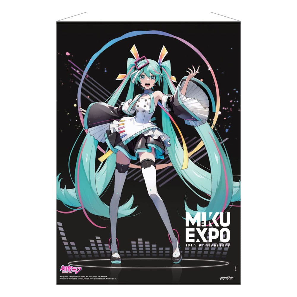 MADE TO ORDER Hatsune Miku Wallscroll Miku Expo 10th Anniversary Limited Edition 50 x 70 cm