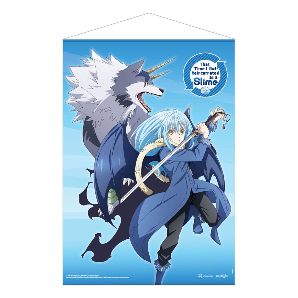 SU ORDINAZIONE That Time I Got Reincarnated as a Slime Wallscroll Rimuru & Ranga 50 x 70 cm ESAURITO