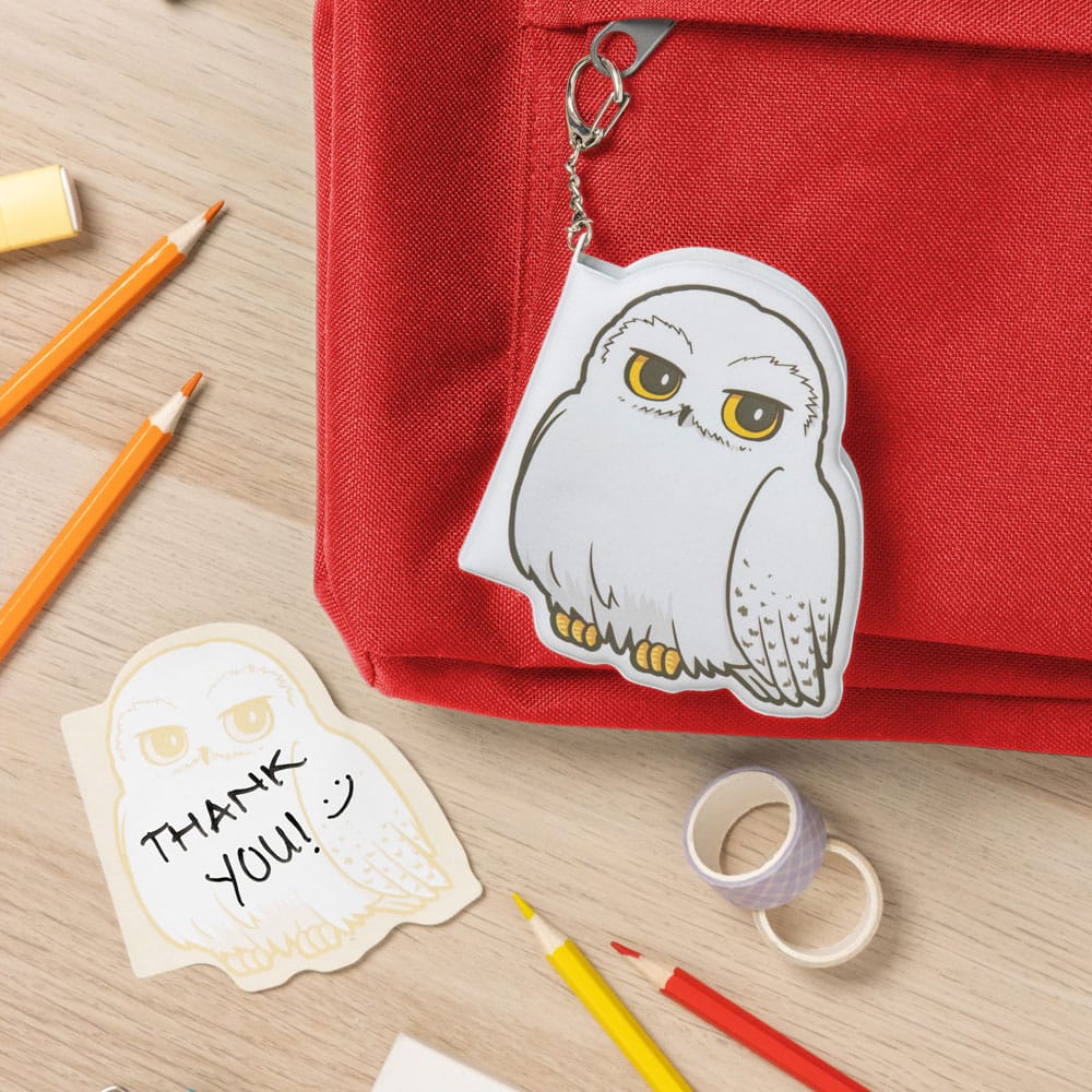 SU ORDINAZIONE Harry Potter Keychain Hedwig fluffy Notepad ESAURITO