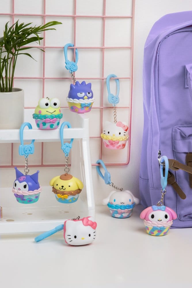 SU ORDINAZIONE Sanrio Friends Sweet Treats Bag Clips Blind Box Assortment Hello Kitty (24)