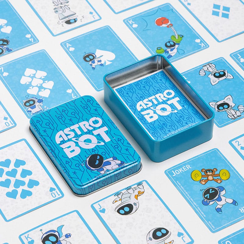 Astro Bot Spielkarten aus Metall – auf Bestellung gefertigt