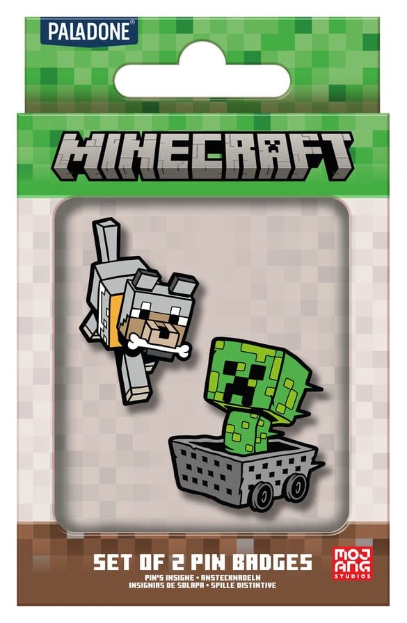 🧪 LAB | SU ORDINAZIONE Minecraft Pin Badge 2-Pack