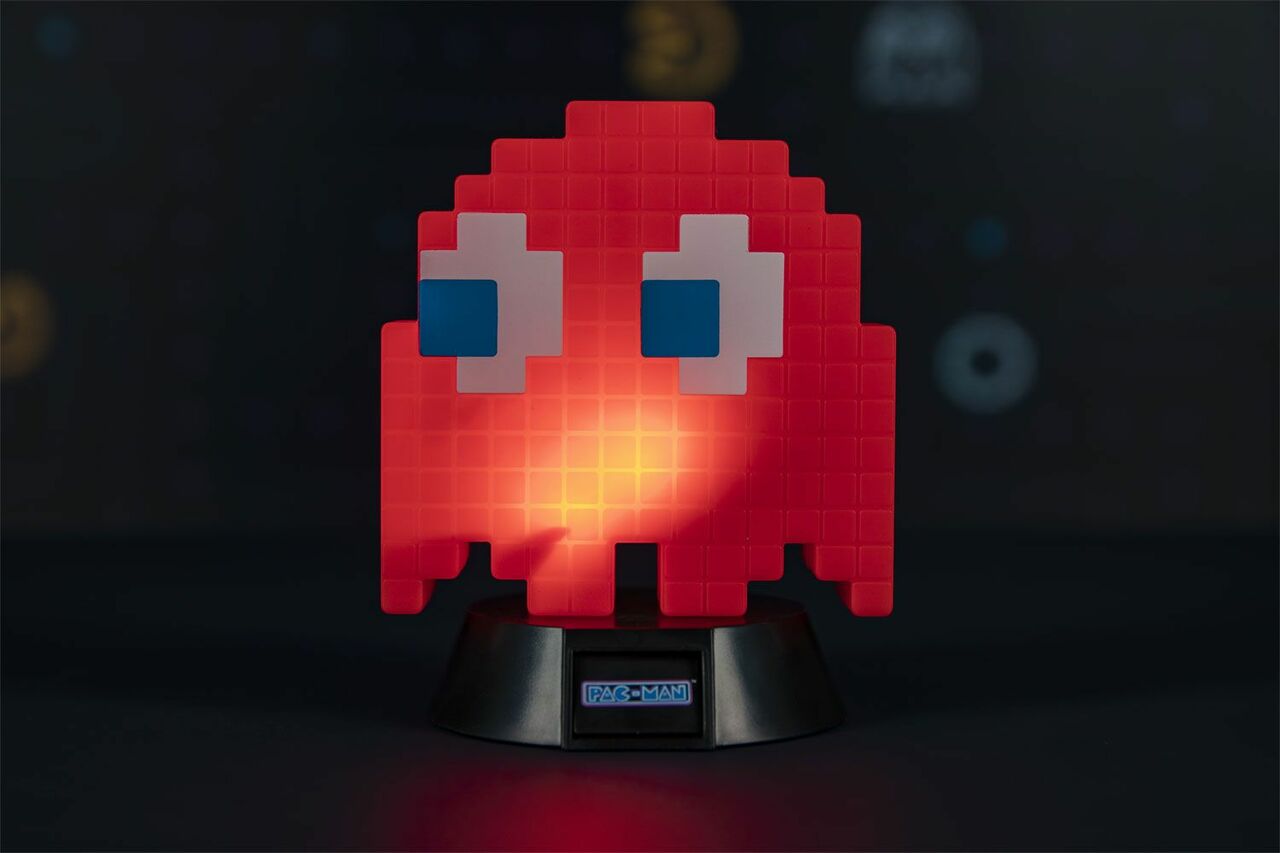 IN STOCK Lampada Pac-Man 3D Blinky 10 cm