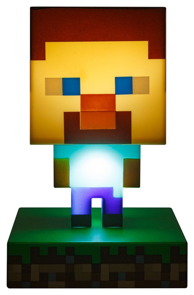 IN STOCK Lampada Minecraft 3D Steve