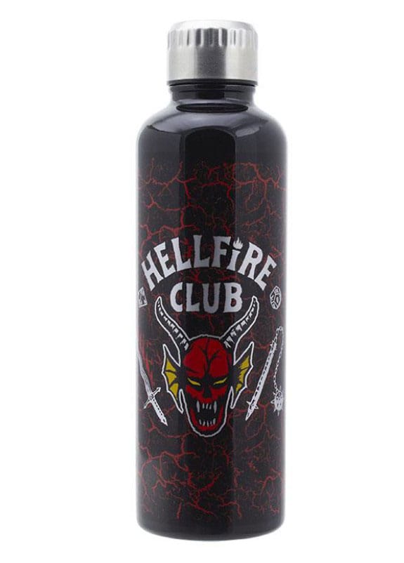 SU ORDINAZIONE Stranger Things: Hellfire Club Metal Water Bottle ESAURITO