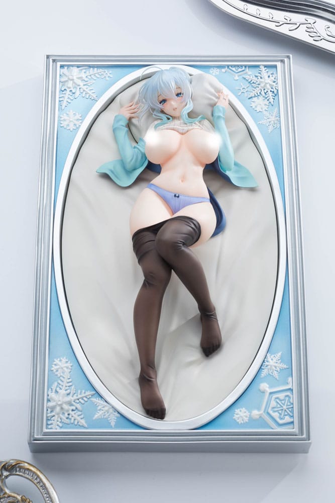 PREORDINE CHIUSO 11/2025 Original Character Statue 1/6 Widow Yukionna Mifuyu Yukino Nesobetteru Yukino-san 27 cm (18+) (PREORDINE NON CANCELLABILE)