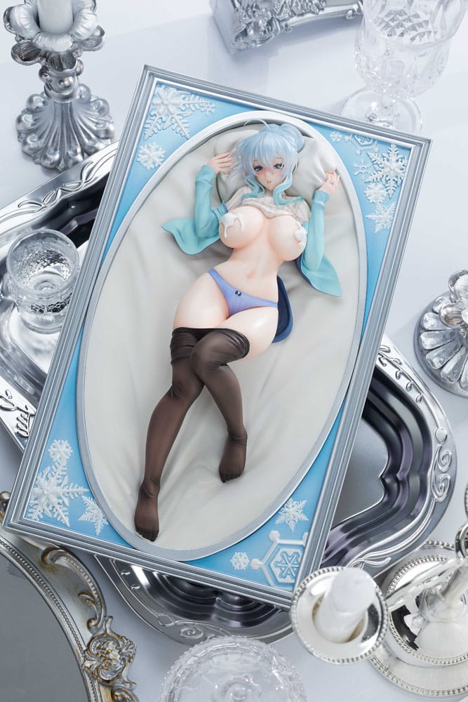 PREORDINE CHIUSO 11/2025 Original Character Statue 1/4 Widow Yukionna Mifuyu Yukino Nesobetteru Yukino-san 42 cm (18+) (PREORDINE NON CANCELLABILE)