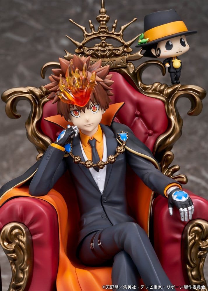 PREORDINE+ 12/2027 Katekyo Hitman Reborn PVC Figure Tsunayoshi Sawada & Reborn 21 cm