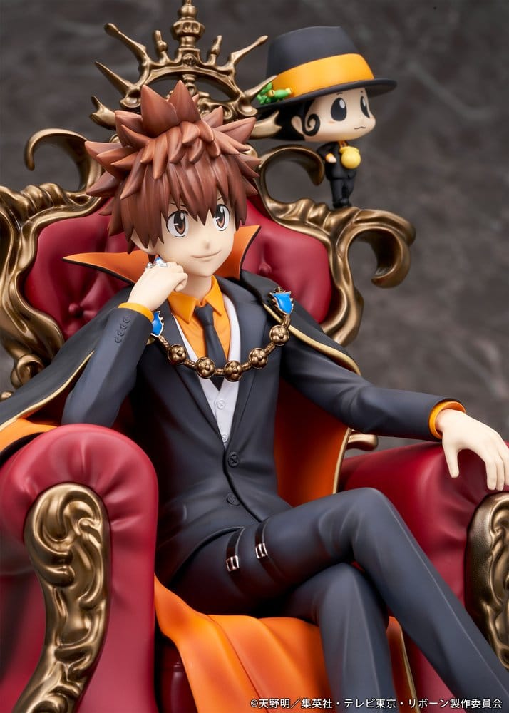 PREORDINE+ 12/2027 Katekyo Hitman Reborn PVC Figure Tsunayoshi Sawada & Reborn 21 cm