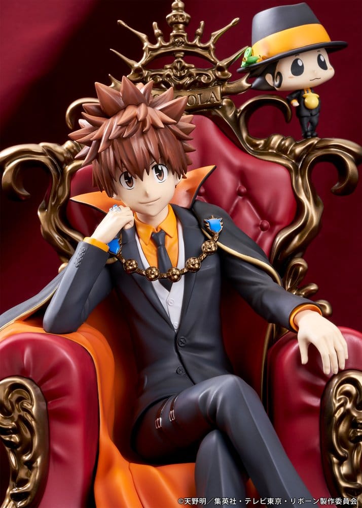 PREORDINE+ 12/2027 Katekyo Hitman Reborn PVC Figure Tsunayoshi Sawada & Reborn 21 cm