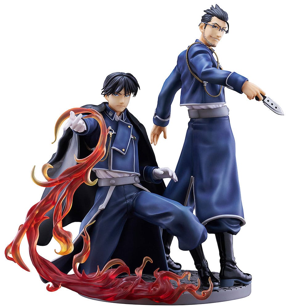 SU ORDINAZIONE Fullmetal Alchemist: Brotherhood PVC Statue Roy Mustang & Maes Hughes Kizuna 27 cm *PREZZO SPECIALE*