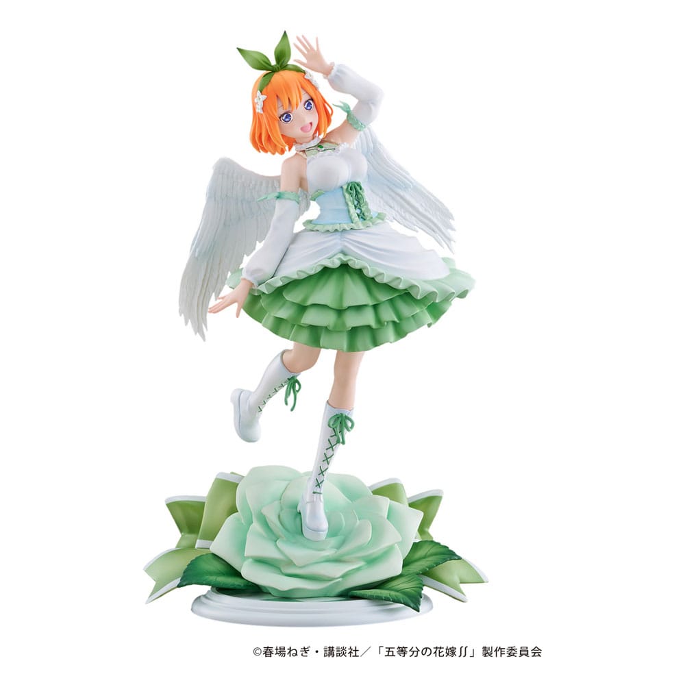 SU ORDINAZIONE The Quintessential Quintuplets PVC Statue 1/7 Nakano Yotsuba Angel Ver. 27 cm *PREZZO SPECIALE* ESAURITO