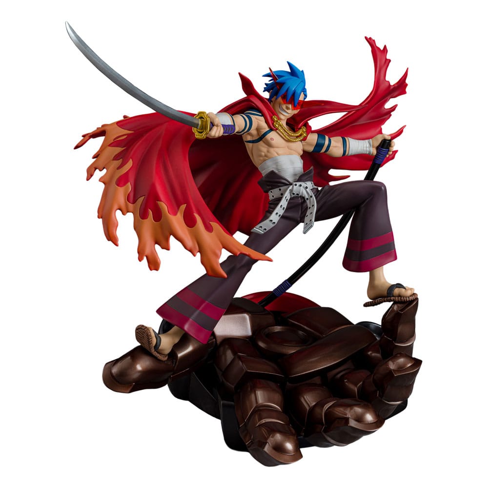 SU ORDINAZIONE Tengen Toppa Gurren Lagann PVC Statue Kamina & Gurren 27 cm ESAURITO