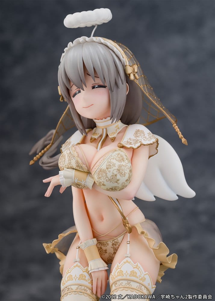 PREORDINE+ 01/2027 Uzaki-chan Wants to Hang Out! PVC Statue 1/7 Tsuki Uzaki Angel Ver. 19 cm