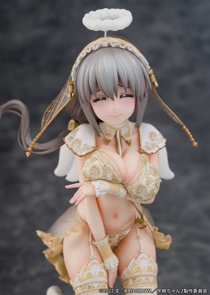 PREORDINE+ 01/2027 Uzaki-chan Wants to Hang Out! PVC Statue 1/7 Tsuki Uzaki Angel Ver. 19 cm