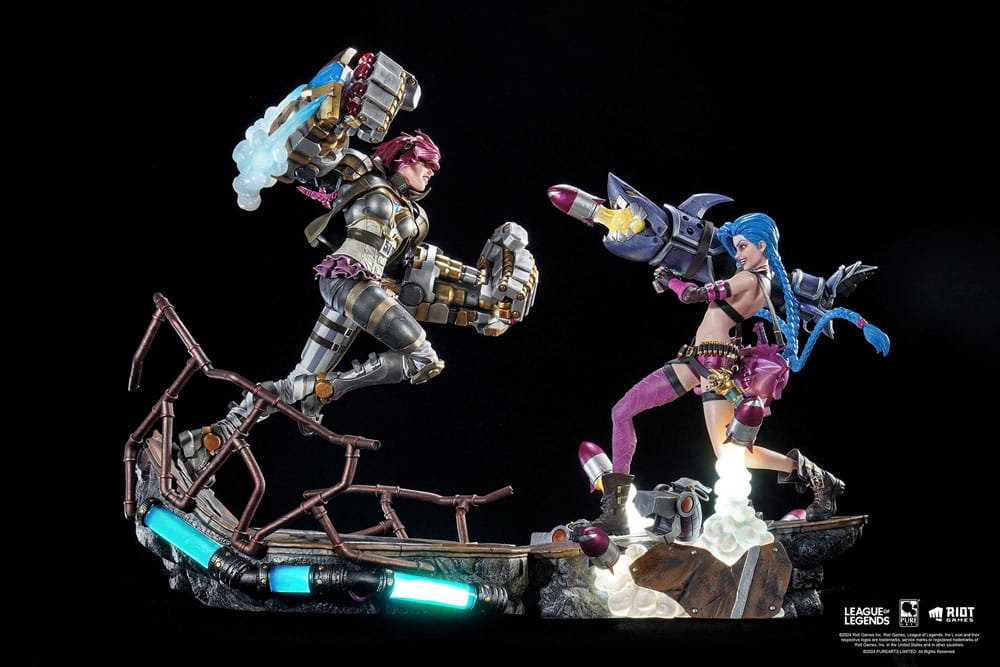PREORDINE 09/2025 League of Legends Statues 1/6 2-Pack Vi & Jinx (PREORDINE NON CANCELLABILE)