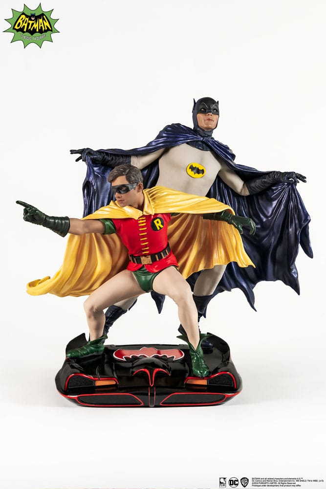MADE TO ORDER DC Comics PVC Diorama Statue 1/8 Batman & Robin 1966 23 cm